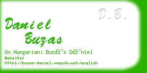 daniel buzas business card